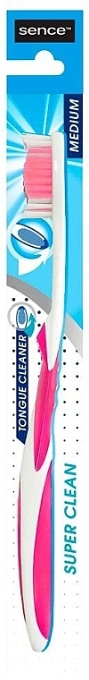 Zahnbürste rosa - Sence Fresh Super Clean Medium Toothbrush — Bild N1