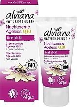 Düfte, Parfümerie und Kosmetik Nachtcreme - Alviana Naturkosmetik Q10 Night Cream Anti-Aging