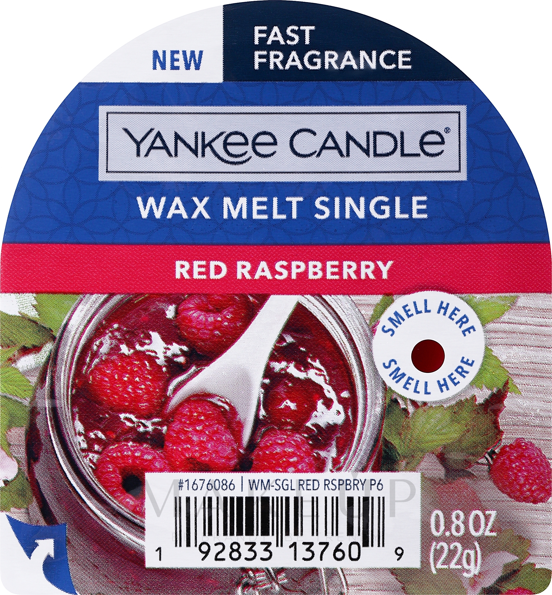 Duftwachs Red Raspberry - Yankee Candle Red Raspberry Wax Melt — Bild 22 g