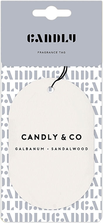 Auto-Lufterfrischer- Candly & Co No.6 Galbanum - Sandalwood Fragrance Tag — Bild N1