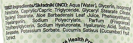 Feuchtigkeitsspendende Gesichtscreme mit Aloesaft und Gurke - Vollare Cosmetics VegeBar Hydro Alo Moisturising Face Cream — Bild N3
