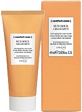 Düfte, Parfümerie und Kosmetik Sonnenschutzcreme für das Gesicht - Comfort Zone Sun Soul Face Cream SPF 15