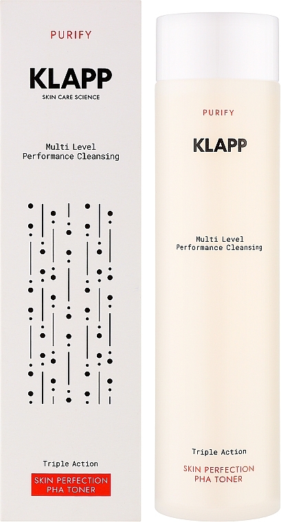 Toner mit PHA für alle Hauttypen - Klapp Multi Level Performance Purify Skin Perfection PHA Toner  — Bild N2
