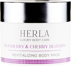 Regenerierende Körpermaske mit Cranberry und Kirschblüte - Herla Luxury Body Care Cranberry & Cherry Blossom Revitalizing Body Mask — Bild N2