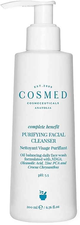 Gesichtswaschgel - Cosmed Complete Benefit Purifying Facial Cleanser — Bild N2