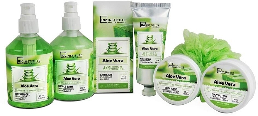 Körperpflegeset 7 St. - IDC Institute Aloe Vera Complete Bath  — Bild N1