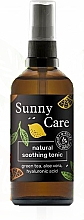 Beruhigendes Gesichtswasser mit grünem Tee, Aloe Vera und Hyaluronsäure - E-Fiore Sunny Care Natural Soothing Tonic — Bild N1