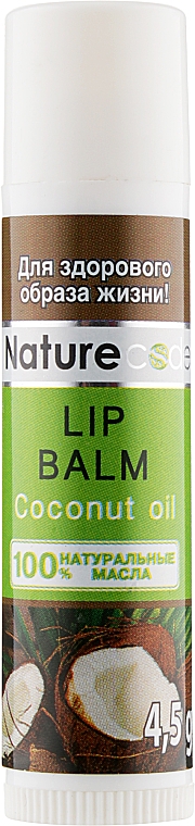 Lippenbalsam - Nature Code Coconut Oil Lip Balm — Bild N1
