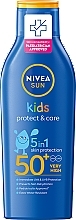 Sonnenschutzlotion - Nivea Sun Kids Protect & Care SPF 50 — Bild N1