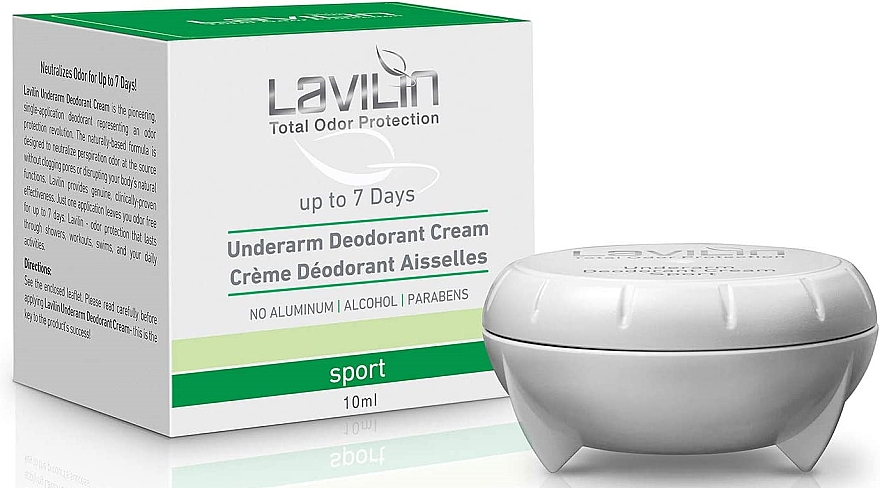 Creme-Deodorant Sport - Lavilin 7 Day Underarm Deodorant Cream Sport — Bild N1