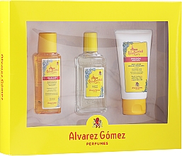 Düfte, Parfümerie und Kosmetik Alvarez Gomez Agua De Colonia Concentrada - Duftset (Eau de Cologne 80ml + Duschgel 90ml + Körperlotion 75ml)