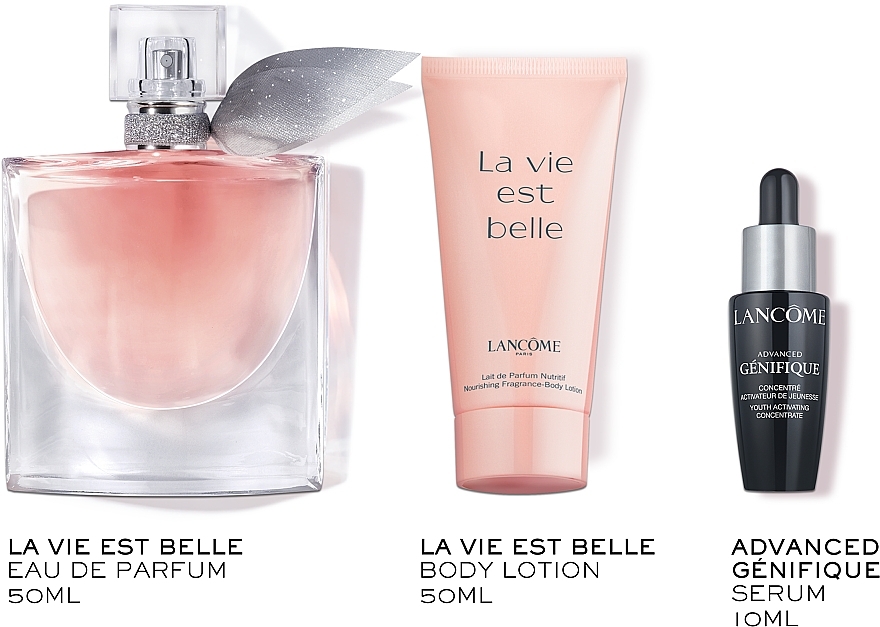 Lancome La Vie Est Belle - Duftset (Eau de Parfum 50ml + Konzentrat 10ml + Körperlotion 50ml)  — Bild N1