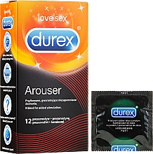Düfte, Parfümerie und Kosmetik Gerippte Kondome 12 St. - Durex Arouser