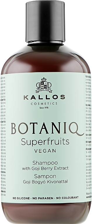 Stärkendes Shampoo mit Superfrucht-Komplex - Kallos Cosmetics Botaniq Superfruits Shampoo