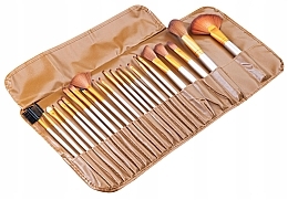 Düfte, Parfümerie und Kosmetik Make-up Pinsel-Set im goldenen Etui 24 St. - Beauty Design