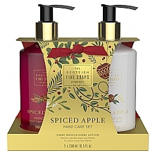 Scottish Fine Soaps Spiced Apple Hand Care Set (Duschgel 300ml + Handlotion 300ml)  - Set — Bild N1