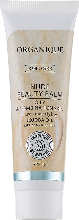 Gesichtsbalsam für fettige und Mischhaut mit Jojobaöl - Organique Basic Care Nude Beauty Balm — Bild N1