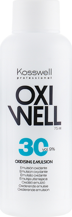 Entwicklerlotion 9% - Kosswell Professional Oxidizing Emulsion Oxiwell 9% 30 vol — Bild N2