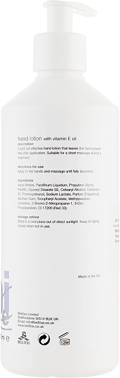 Handlotion mit Vitamin E - Strictly Professional Mani Care Hand Lotion — Bild N2