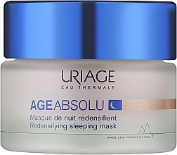 Revitalisierende Gesichtsmaske für die Nacht - Uriage Age Absolu Redensifying Sleeping Mask — Bild N1