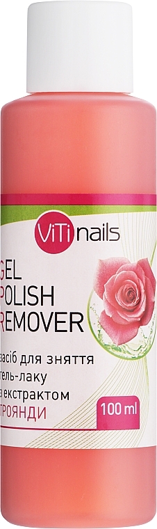 Gellackentferner mit Rosenextrakt - ViTinails Gel Polish Remover — Bild N1