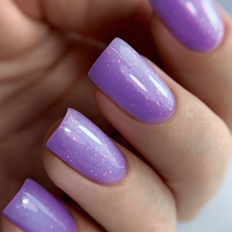 Modelliergel violett - PNB UV/LED Builder Gel Purple Stardust — Bild N4