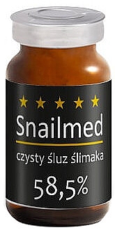 Revitalisierendes Serum für Gesicht und Körper mit Schneckenschleim - Snailmed Clean Snail Slime 58,5% Black Serum — Bild N1
