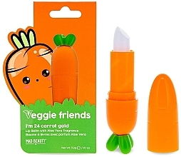Lippenbalsam mit Karottenextrakt - Mad Beauty Veggie Friends Carrot Lip Balm  — Bild N3