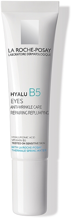 Reparierende Anti-Falten Augenkonturcreme mit Vitamin B5, Hyaluronsäure und Thermalwasser - La Roche-Posay Hyalu B5 Eye — Bild N2