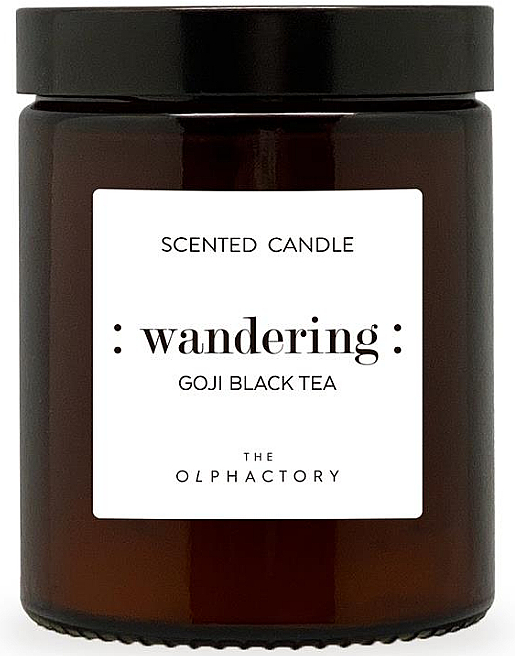 Duftkerze im Glas - Ambientair The Olphactory Goji Black Tea Scented Candle — Bild N1