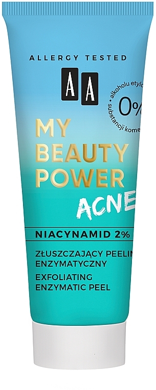 Enzym-Peeling für das Gesicht mit 10% Niacinamid - AA My Beauty Power Acne — Bild N2