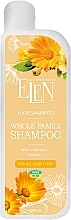 Shampoo für die ganze Familie mit Calendula-Extrakt - Elen Cosmetics Whole Family Shampoo With Calendula Extract — Bild N1