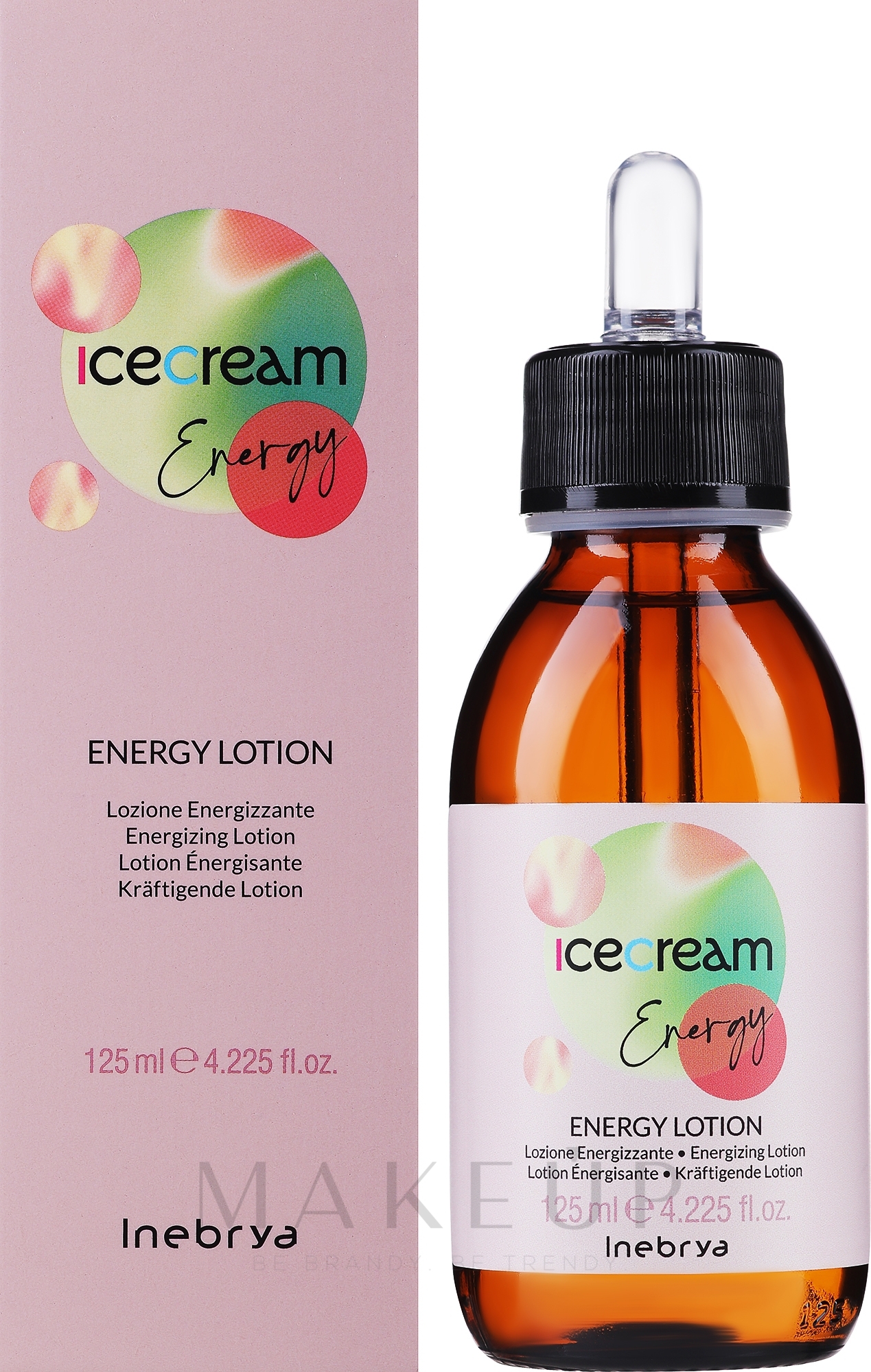 Tonisierende Lotion gegen Haarausfall - Inebrya Ice Cream Energy Lotion Intensive — Bild 125 ml