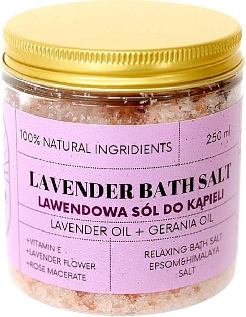 Badesalz Lavendel - Koszyczek Natury Lavender Bath Salt — Bild N1