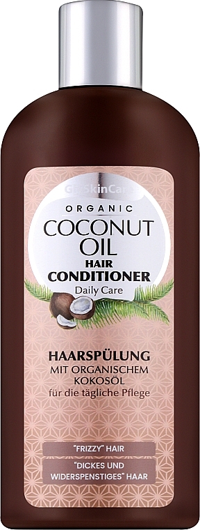 Haarspülung mit Kokosöl, Kollagen und Keratin - GlySkinCare Coconut Oil Hair Conditioner — Bild N1