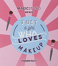 Augen-Make-up-Palette - Magic Studio New Rules Just A Girl Who Loves Makeup Eyeshadow Palette — Bild N1