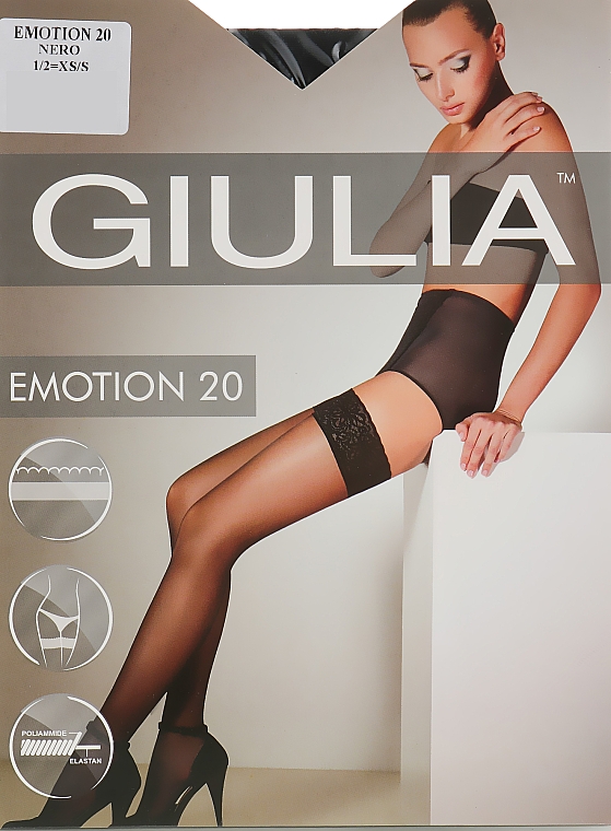 Damenstrümpfe Emotion 20 Den nero - Giulia — Bild N1
