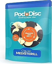 Düfte, Parfümerie und Kosmetik Ersatzscheiben für Pediküre-Disk M 240/20 mm - Clavier Medisterill PodoDisc