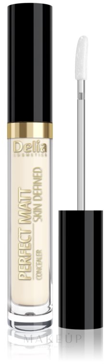 Mattierender Gesichtsconcealer - Delia Perfect Matt Skin Defined Concealer — Bild 02