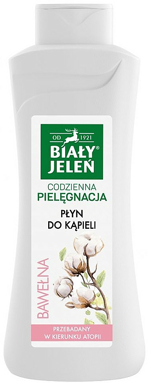 Hypoallergener Badeschaum mit Baumwolle - Bialy Jelen Hypoallergenic Bath Lotion Cotton