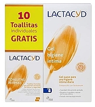 Düfte, Parfümerie und Kosmetik Set - Lactacyd (b/gel/400ml + wipes/10pcs)