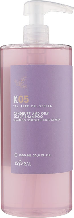 Anti-Shuppen Shampoo für fettige Kopfhaut - Kaaral K05 Dandruff And Oily Sclap Shampoo — Bild N1
