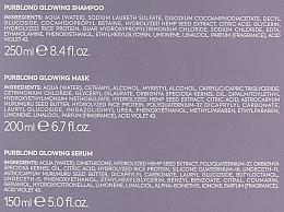 Haarpflegeset - Vitality's Purblond Glowing Kit Revente (Haarshampoo 250ml + Haarmaske 200ml + Haarserum 150ml) — Bild N3