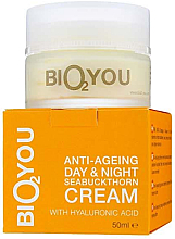 Düfte, Parfümerie und Kosmetik Anti-Aging Tages- und Nachtcreme mit Sanddorn - Bio2You Anti-Ageing Day-Night Seabuckthorn Cream