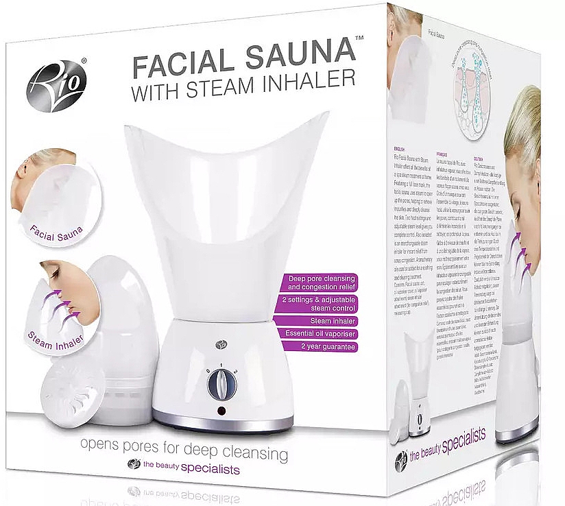 Gesichts-Sauna - Rio-Beauty Facial Sauna & Steamer with Steam Inhaler — Bild N5