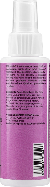 Regenerierendes Haarserum mit Extrakten aus Kokosnuss und Gardenie - Brazil Keratin S.O.S. Serum — Bild N2