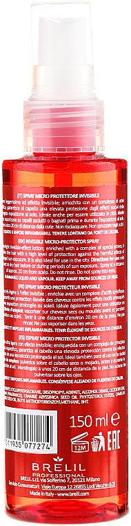 Schützendes Haarspray - Brelil Solaire Micro Protector Invisibile Spray — Bild N2