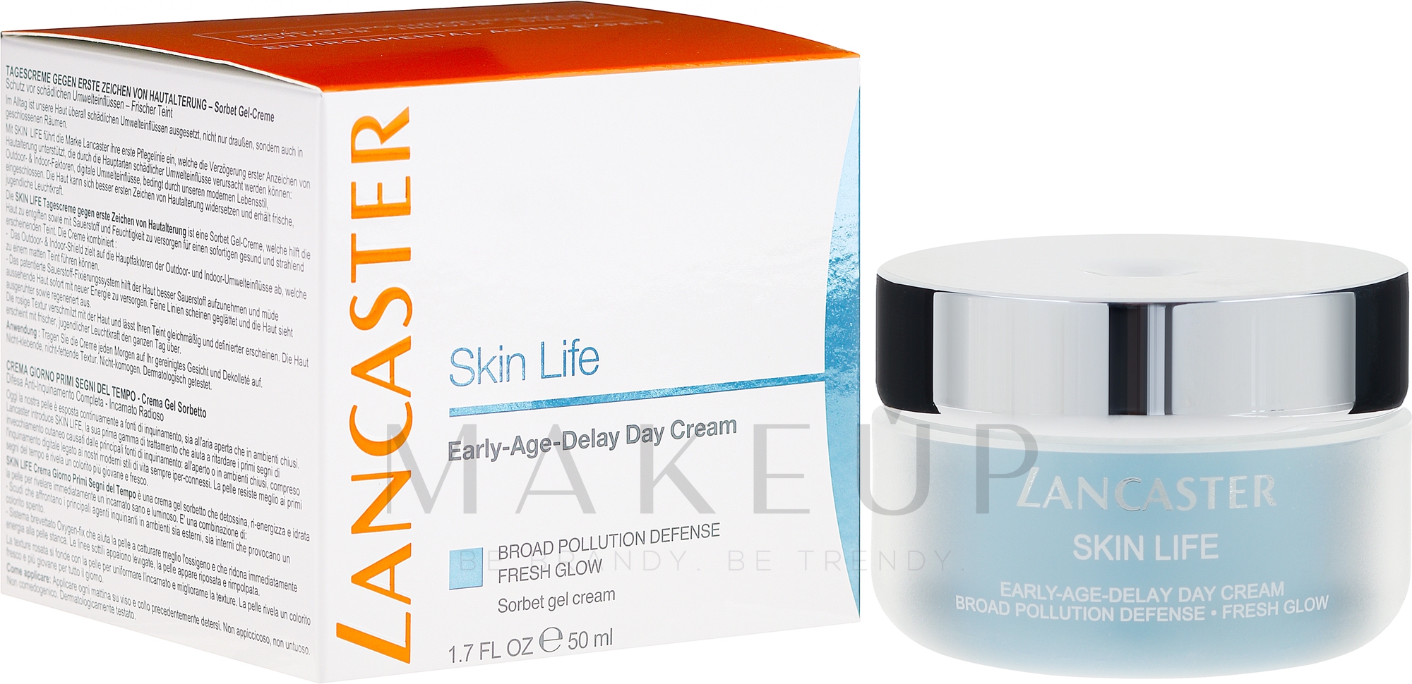 Revitalisierende Anti-Aging Tagescreme mit Sorbet-Textur - Lancaster Skin Life Early-Age-Delay Day Cream — Bild 50 ml