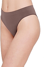 Nahtloser Tanga String Briefs Color deep taupe - Giulia — Bild N1