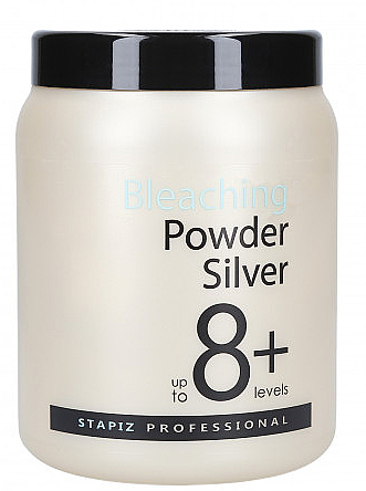 Aufhellendes Haarpuder - Stapiz Bleaching Powder Silver 8+ — Bild N1